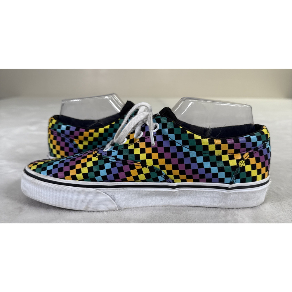 Vans Doheny Rainbow Mini Checkered Canvas Sneakers Women's Size 8.5 Bnfts Chrty - Picture 5 of 16